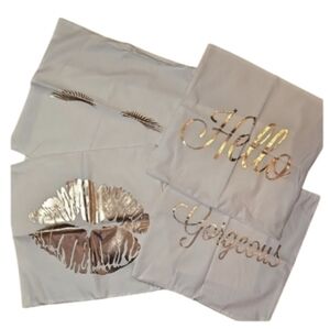 Juvale Hello Gorgeous Pillow Covers